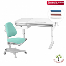 комплект kinderzen wunderkind multicolor lite парта + кресло + ящик + органайзер Kinderzen Wunderkind Lite Set